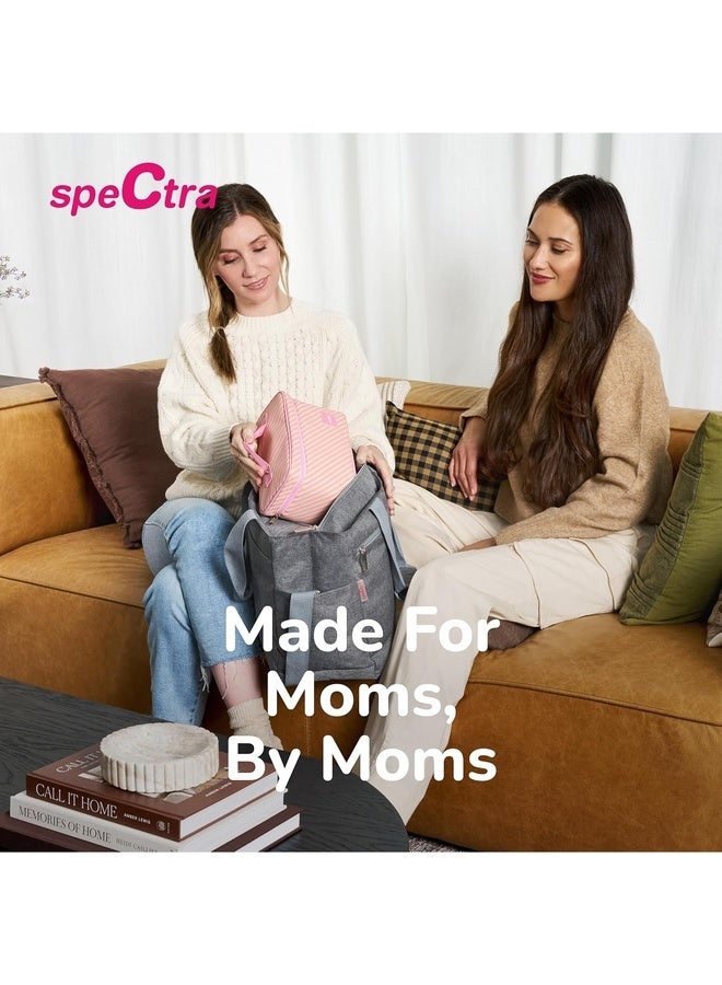 Spectra S1 Plus Hospital Grade Breast Pump | Double Electric, Rechargeable Battery, Ultra Quiet, Closed System, Night Light, Blue - Image 4